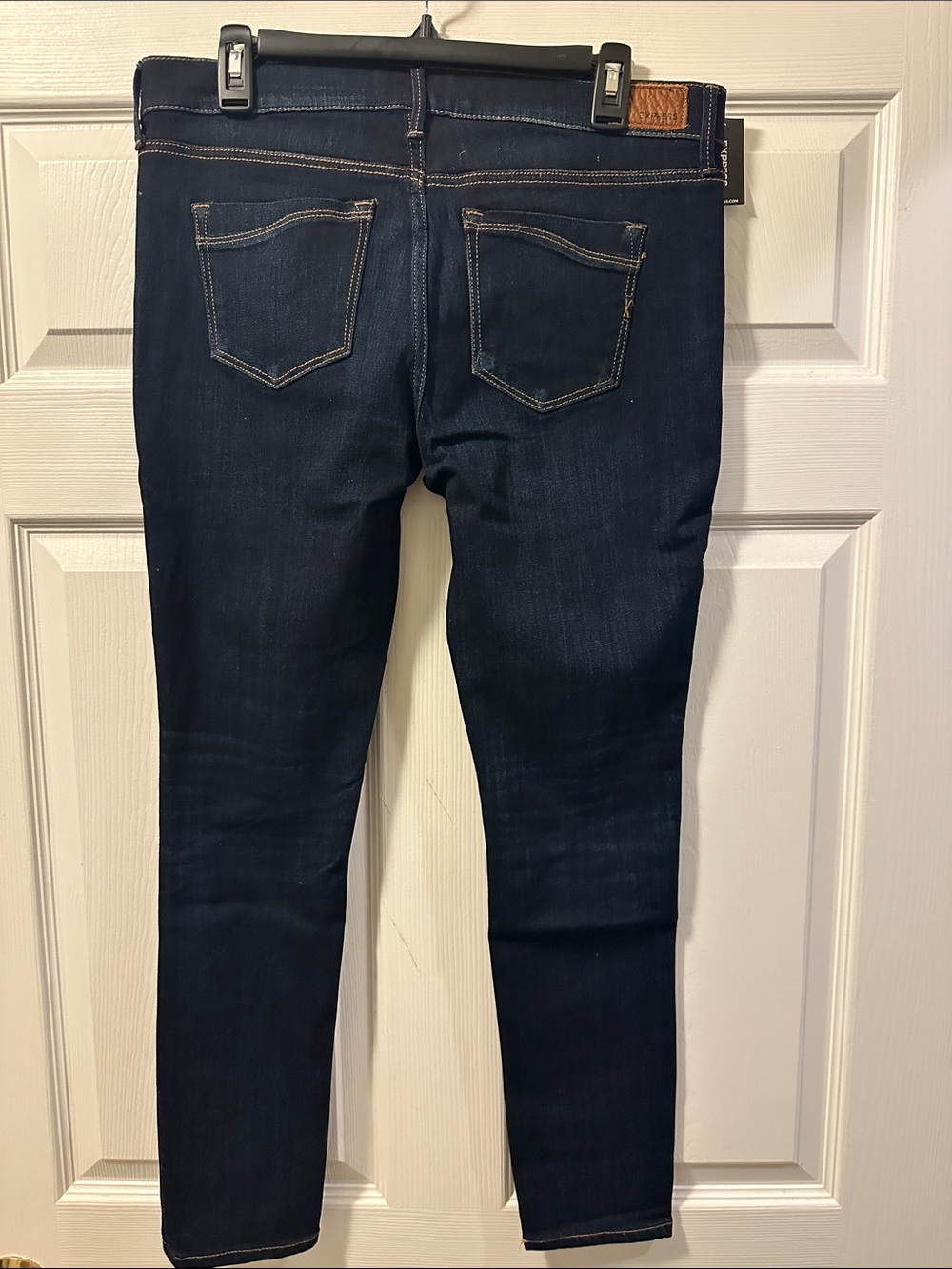 NWT Women’s Express Dark Denim Mid-Rise Legging Jeans - Size 12P